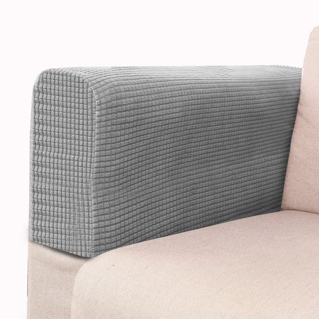 Sofa Armrest Covers Fleece Set of 2 SOLVENA