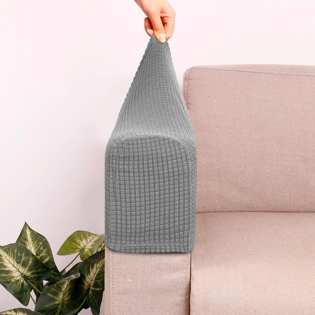 Sofa Armrest Covers Fleece Set of 2 SOLVENA