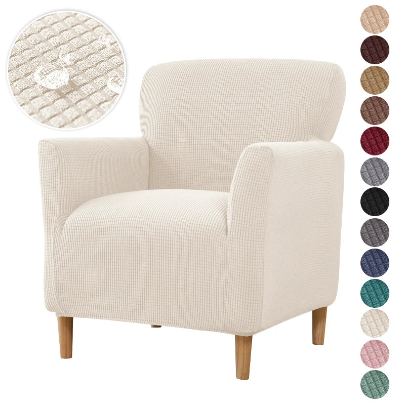 Accent Chair Slipcover Waterproof Fleece SOLIVI