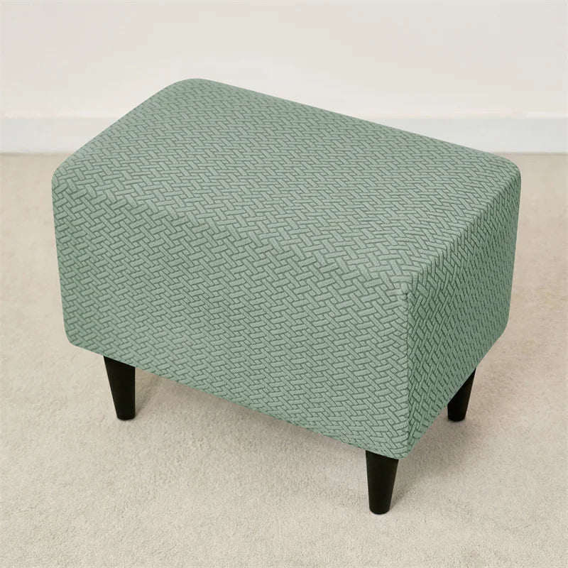 Ottoman Cover Jacquard Elastic LINOVIA