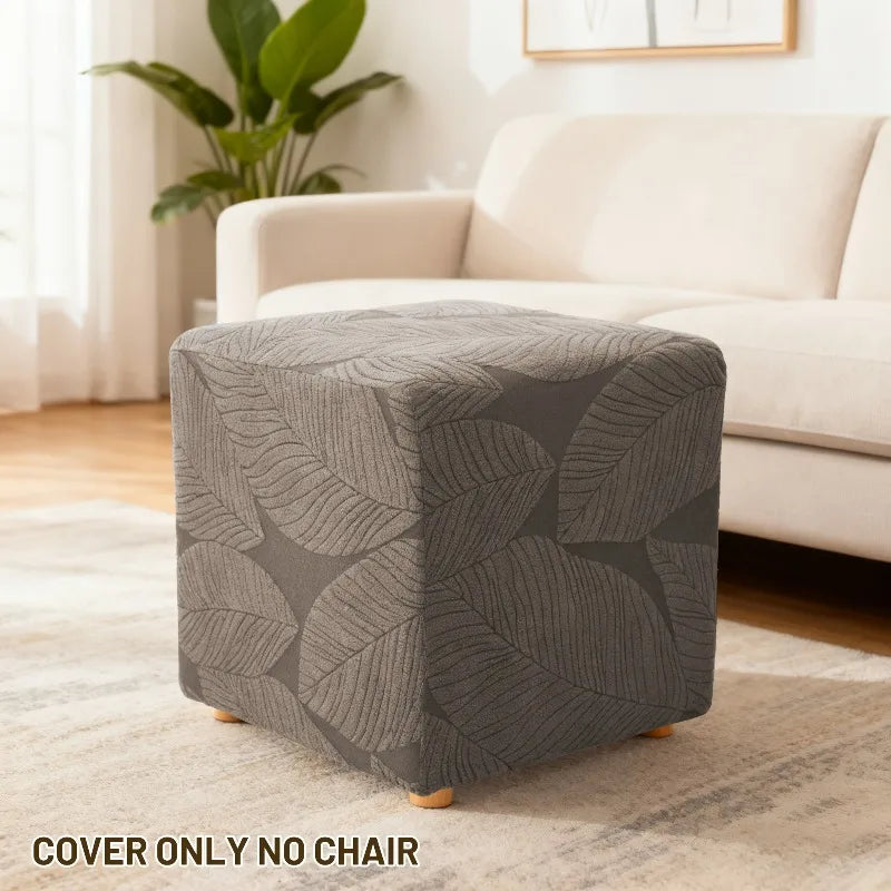 Ottoman Stool Cover Jacquard CALDIVO