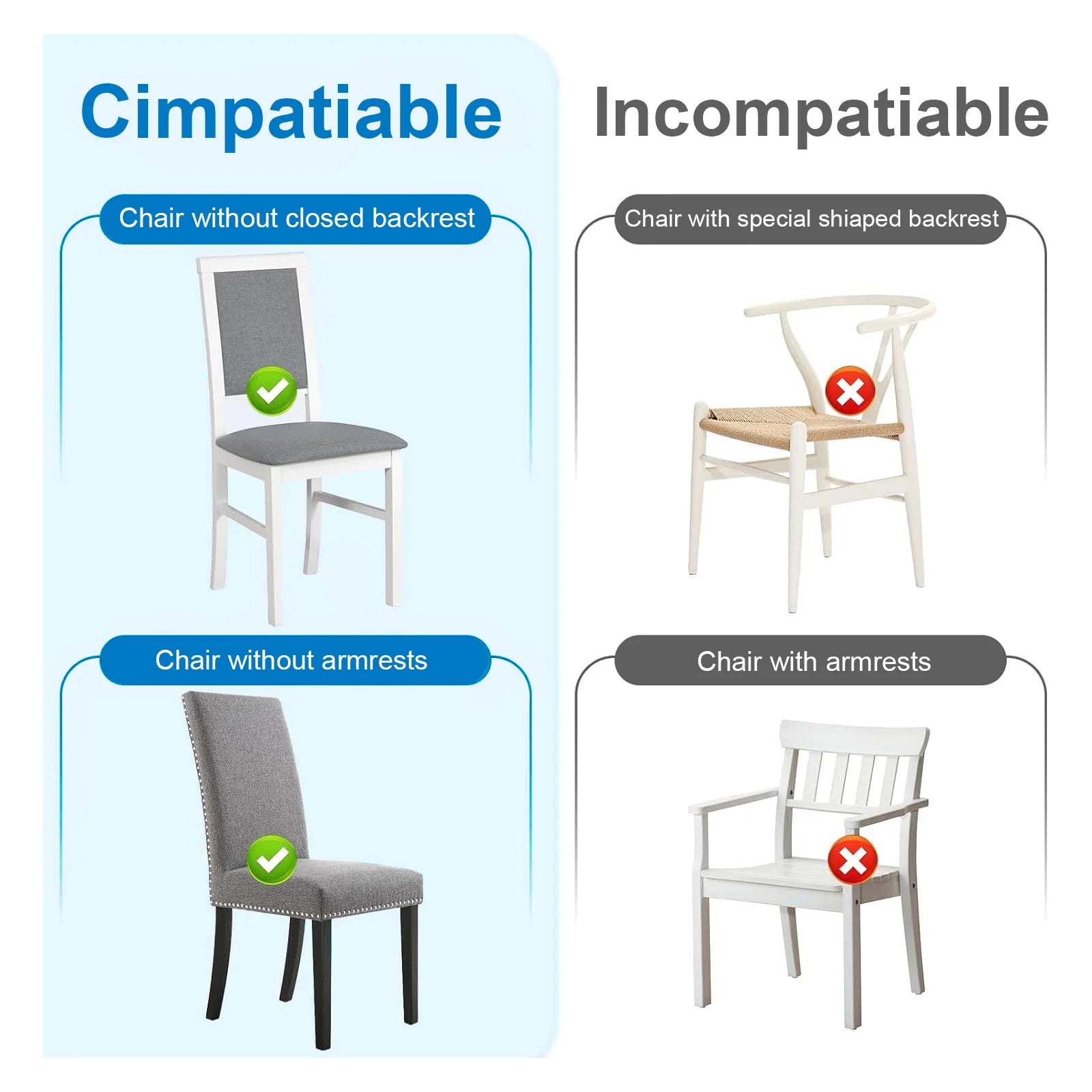 PVC Chair Seat Protector Set of 4 TRANVIA