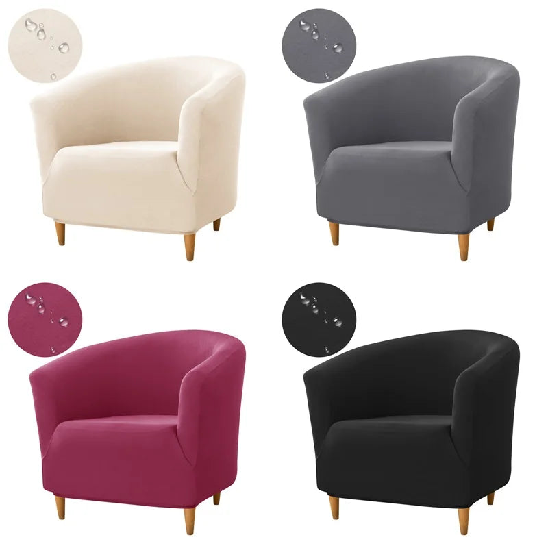 Club Chair Cover Stretch Spandex SOLENIA