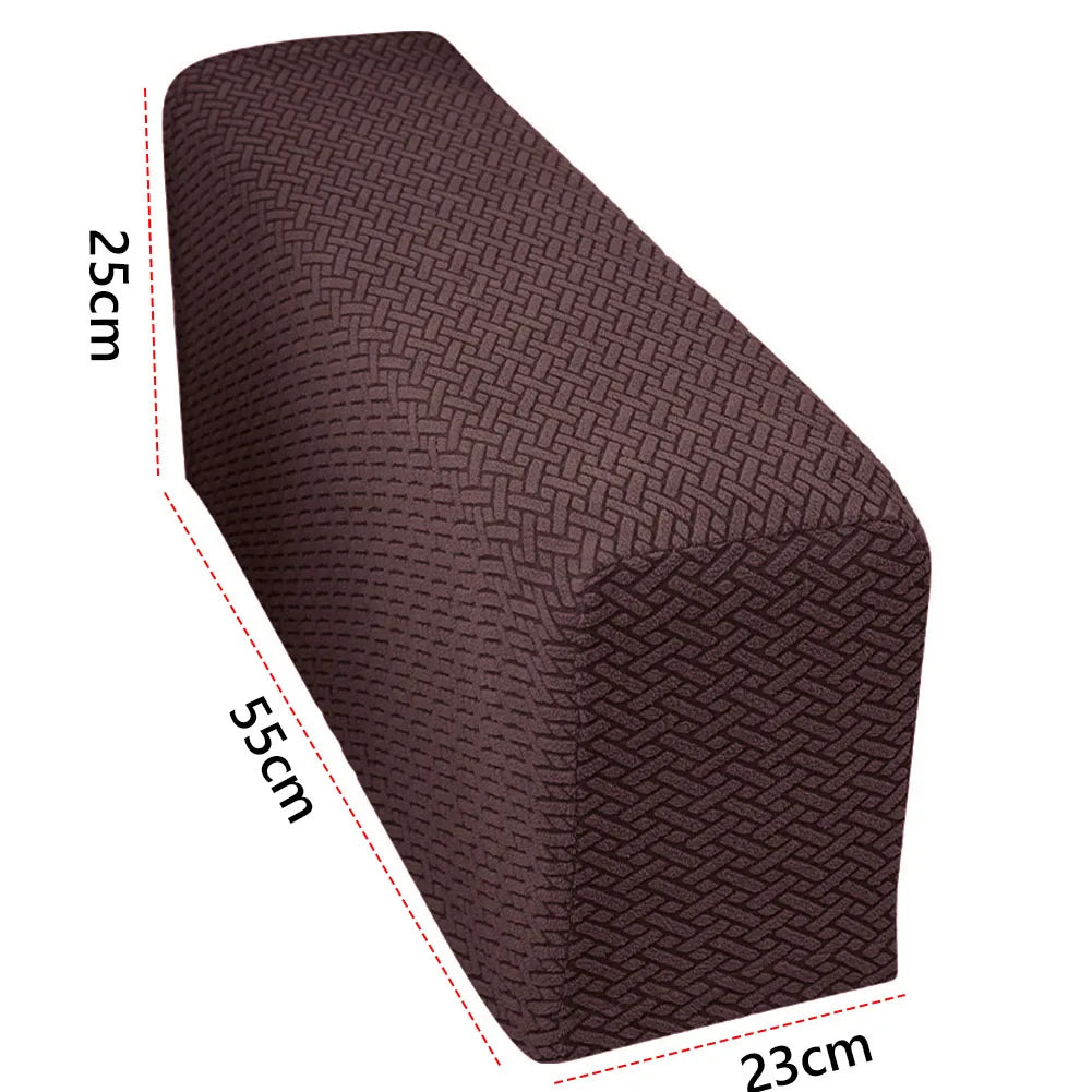 Sofa Armrest Covers Checkered Elastic CALDIVO