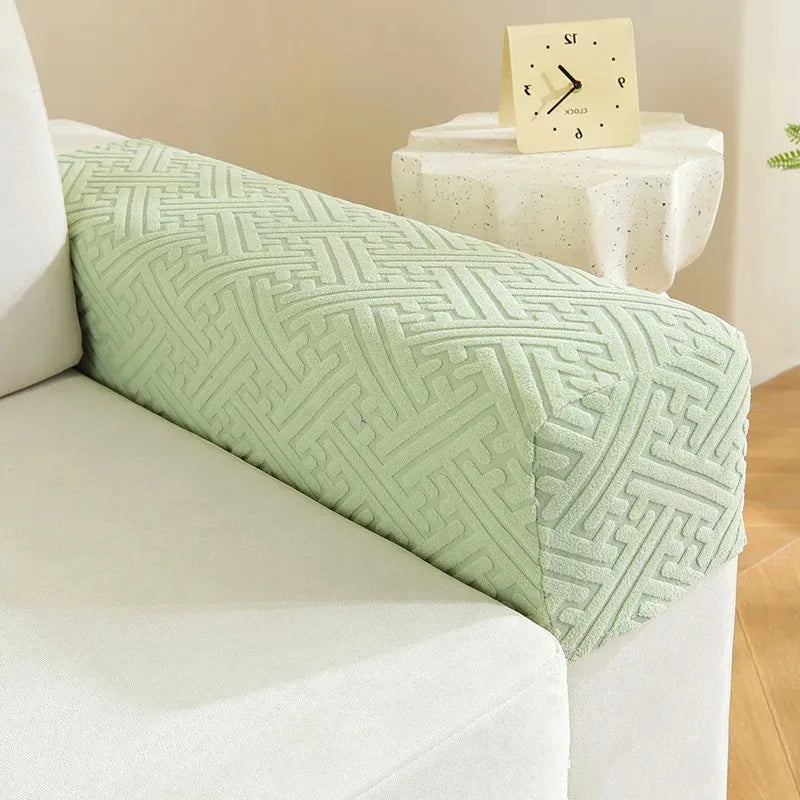 Sofa Armrest Cover Jacquard CELINA