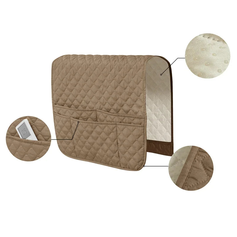 Sofa Armrest Covers Plaid Polyester TAVOLO