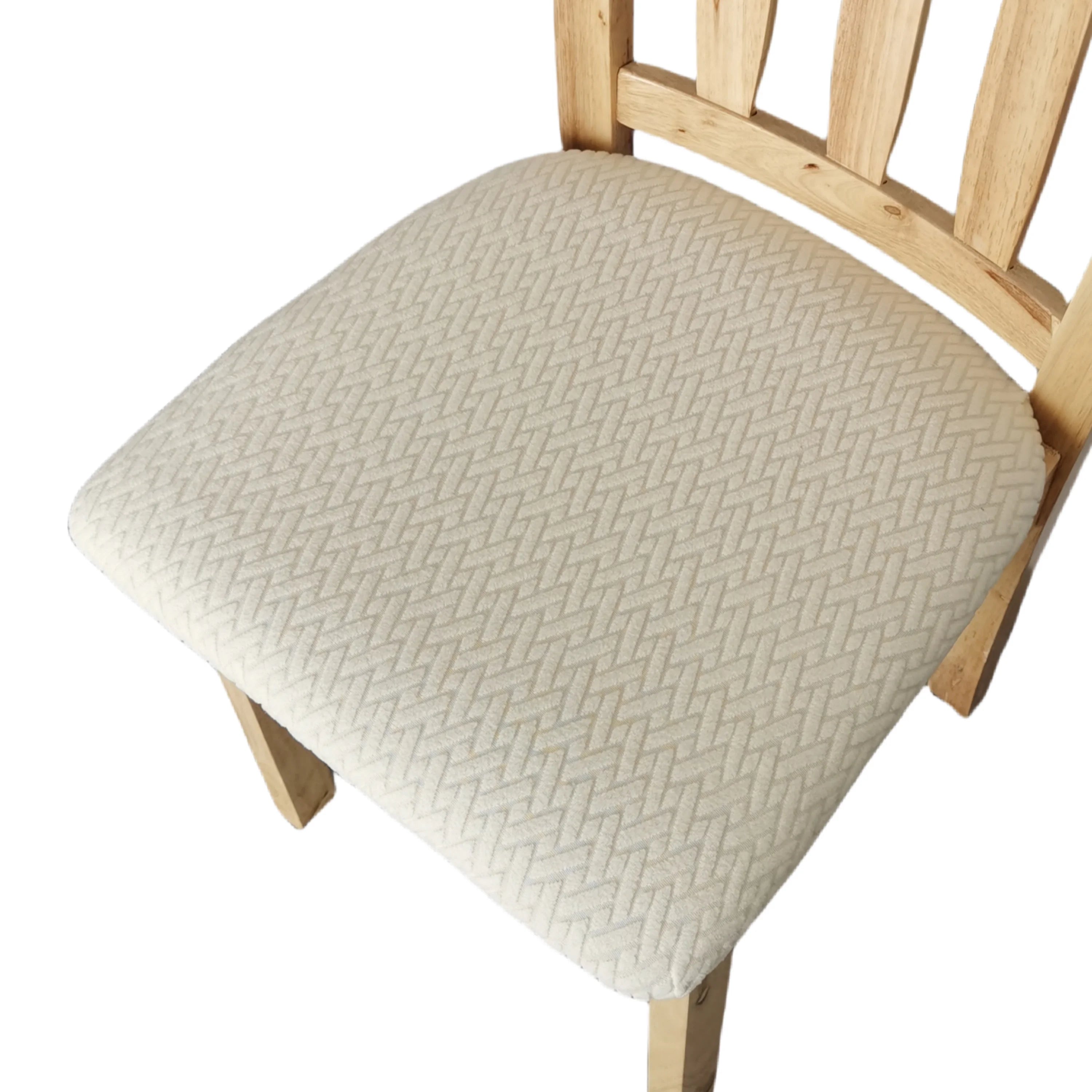 Chair Seat Cushion Cover Jacquard Elastic SOLMERA