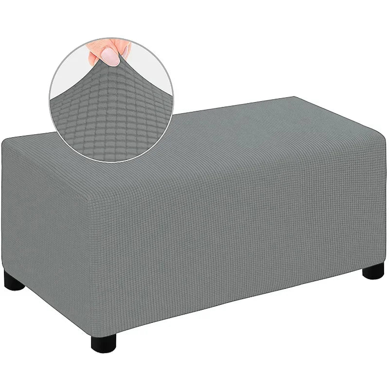 Ottoman Cover Jacquard Stretch SOLVARE