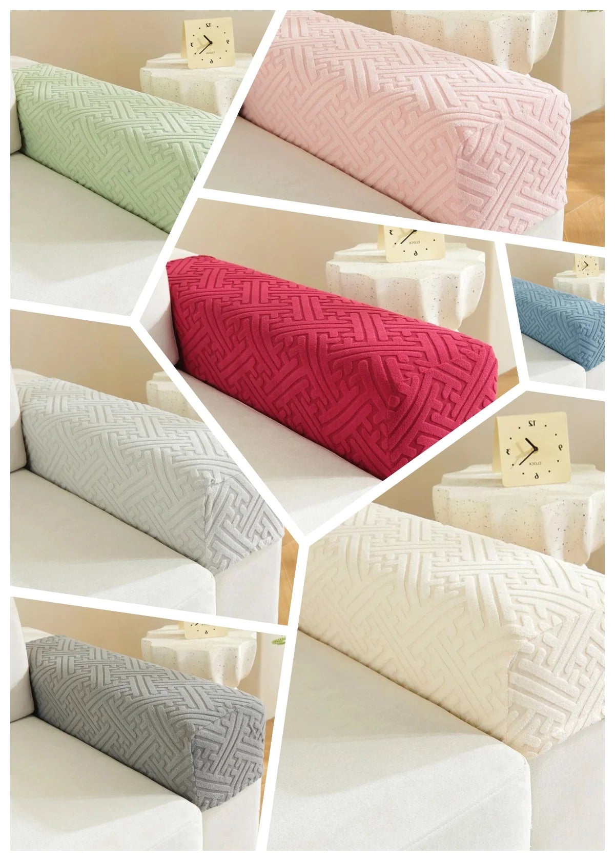 Sofa Armrest Cover Jacquard CELINA
