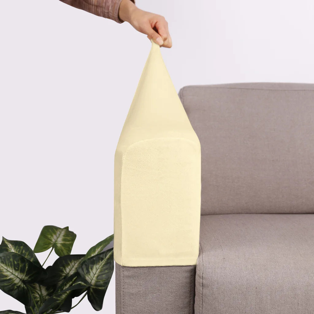 Sofa Armrest Cover Velvet Solid SILORAM