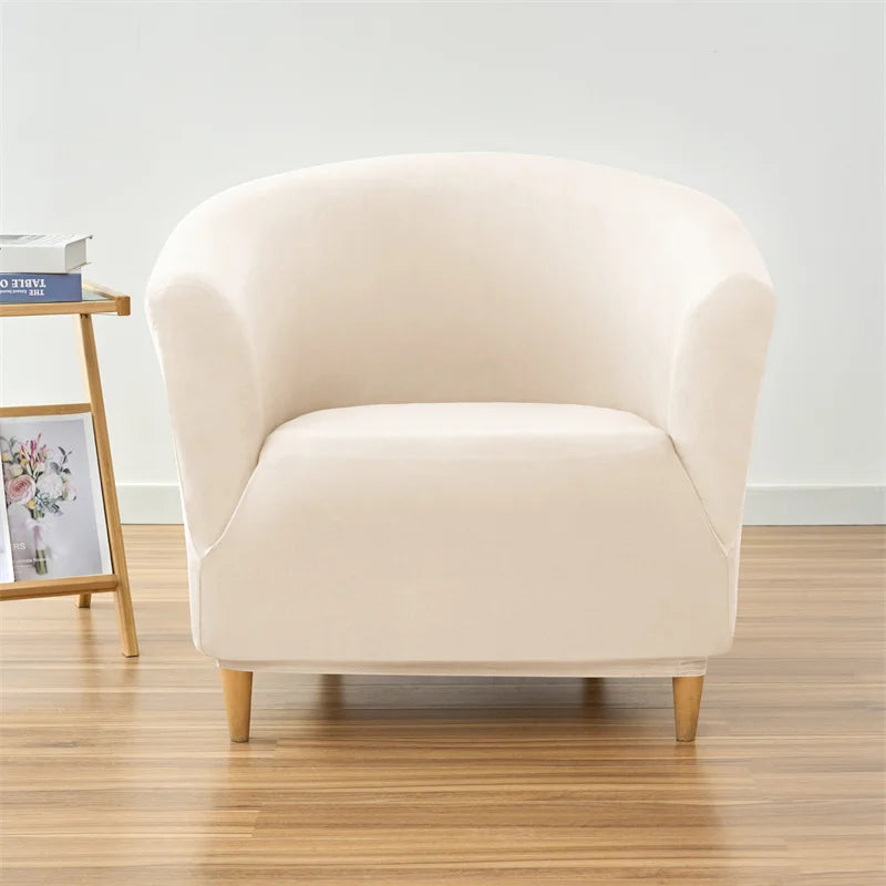 Club Chair Cover Stretch Spandex SOLENIA