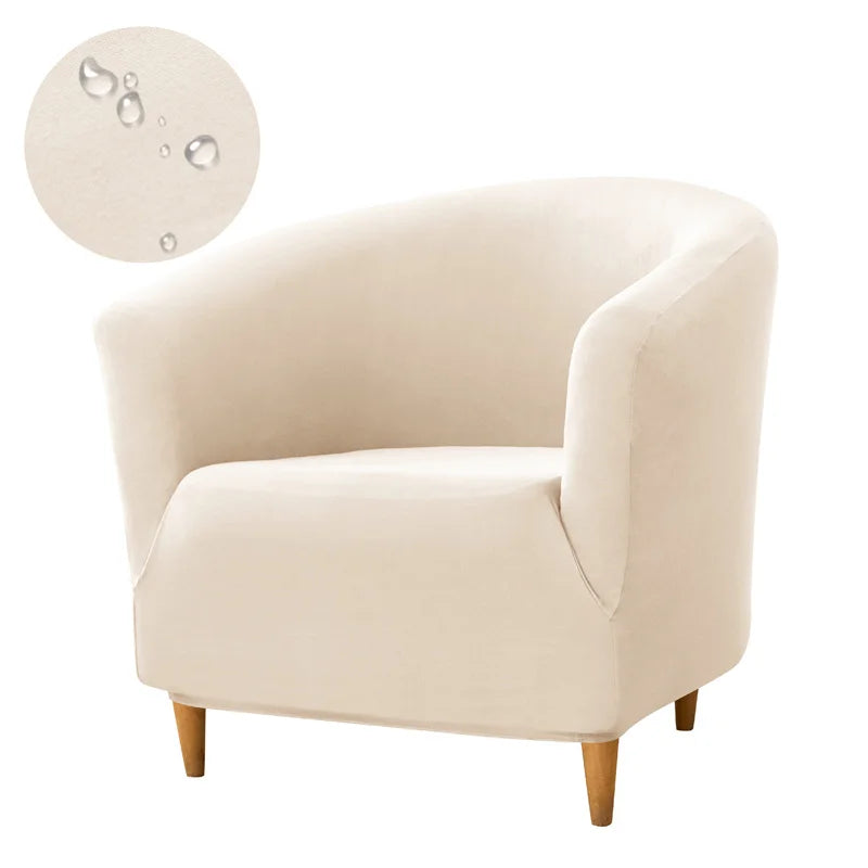 Club Chair Cover Stretch Spandex SOLENIA
