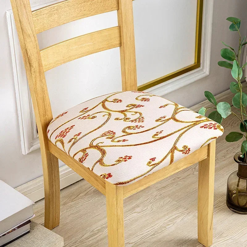 Chair Seat Cushion Covers Waterproof Fabric SAVENIA