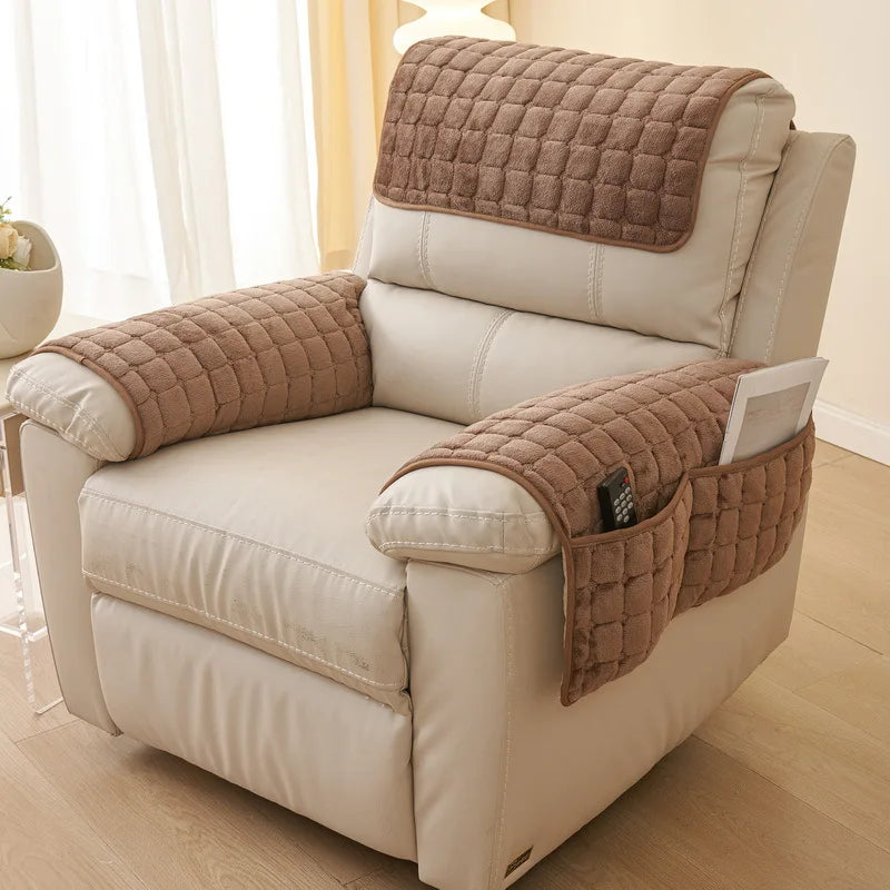 Sofa Armrest Cover Flannel SOLERIA