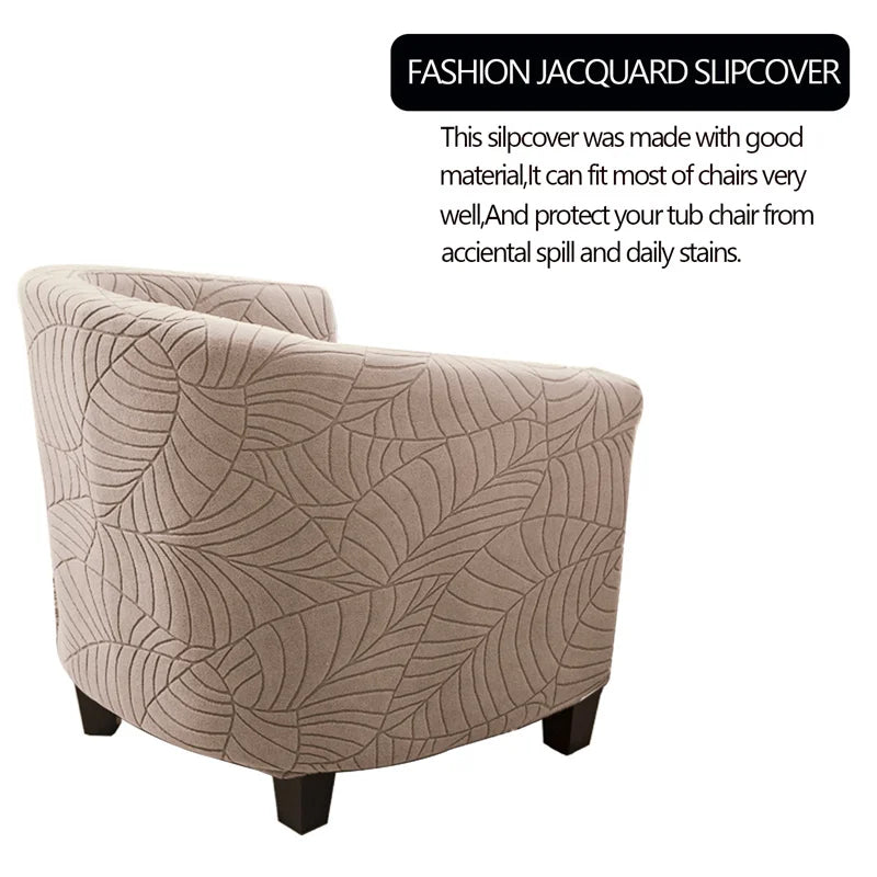 Club Chair Cover Jacquard CELIVO