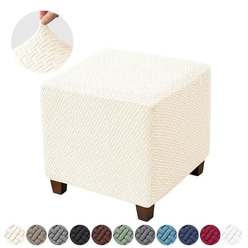 Ottoman Cover Velvet Spandex VIRATEL