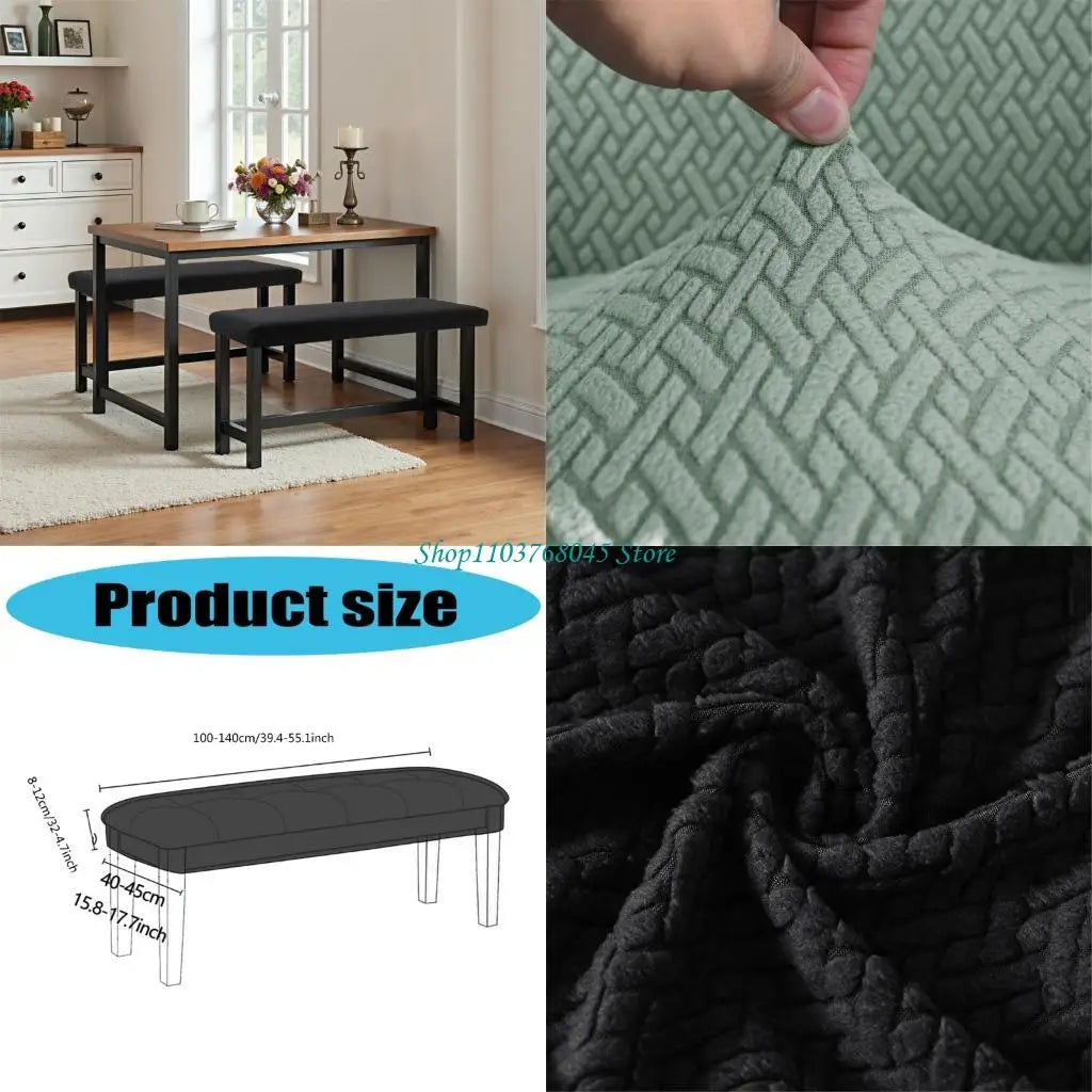 Bench Cover Soft Jacquard VARENIA