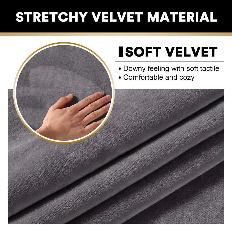 Bench Covers Velvet Stretch SOLENI VELURA