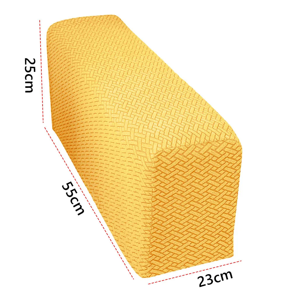 Sofa Armrest Covers Checkered Elastic CALDIVO