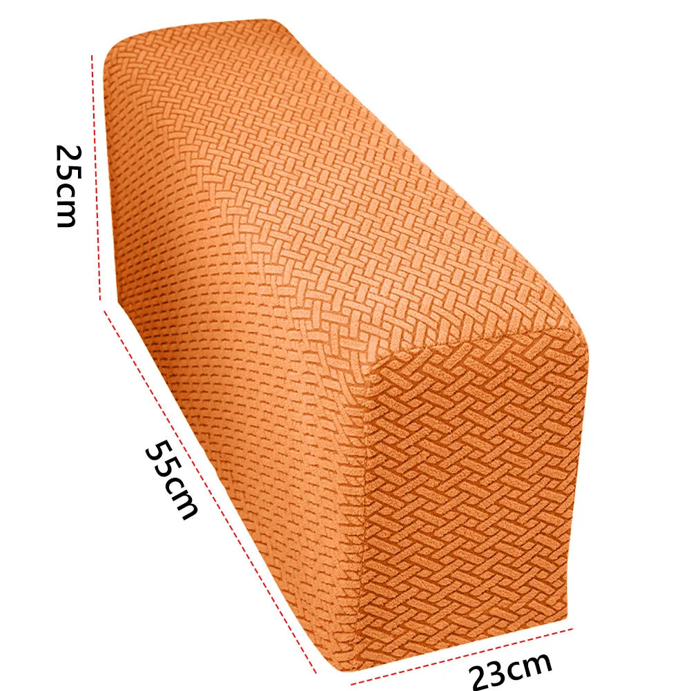 Sofa Armrest Covers Checkered Elastic CALDIVO