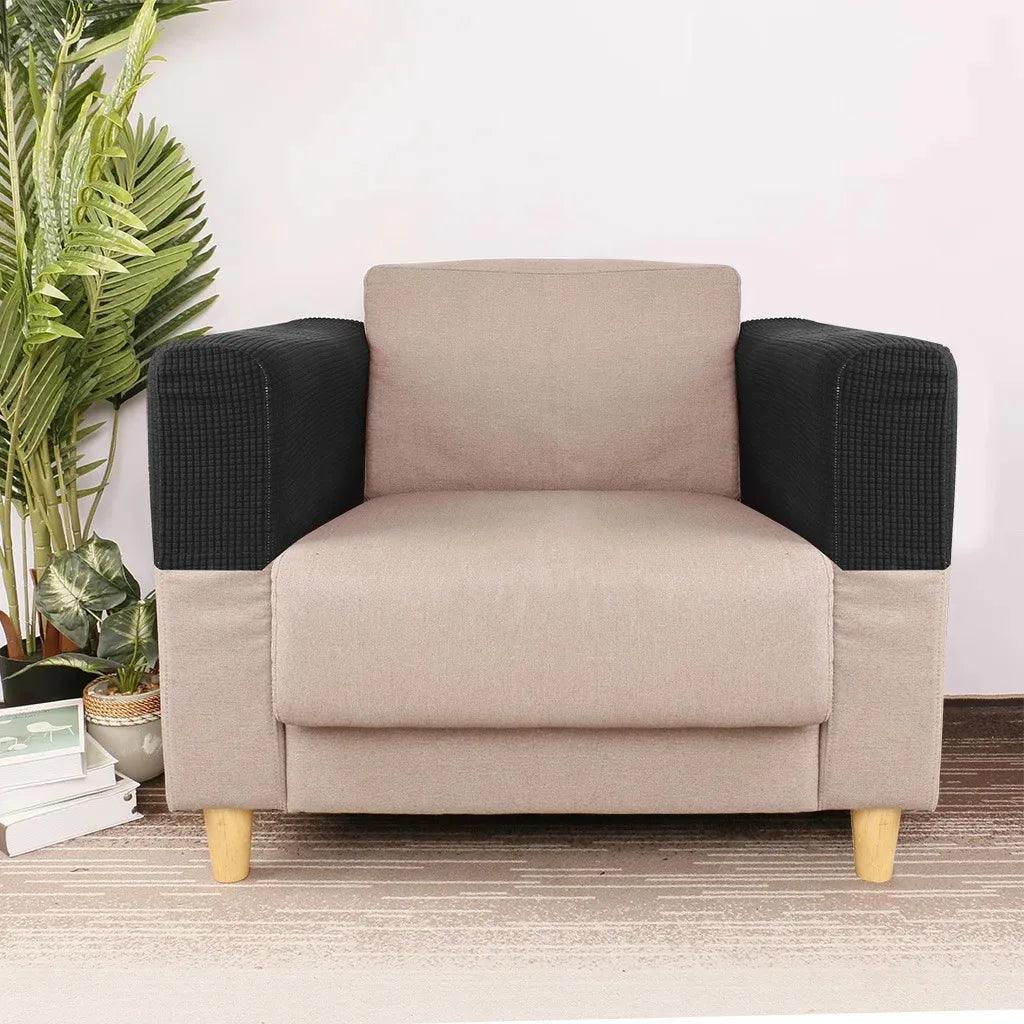 Sofa Armrest Cover Jacquard 2pcs SOLENI