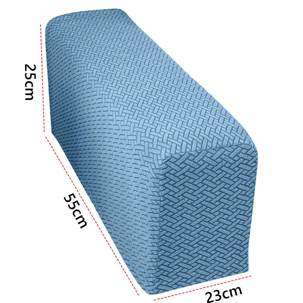 Sofa Armrest Covers Checkered Elastic CALDIVO