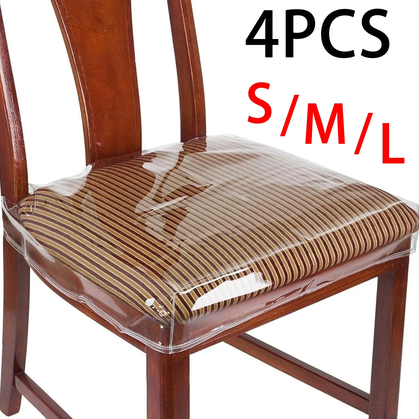 PVC Chair Seat Protector Set of 4 TRANVIA