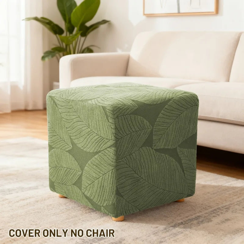 Ottoman Stool Cover Jacquard CALDIVO