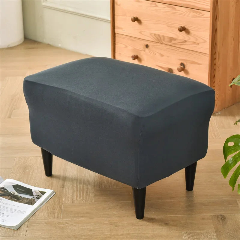 Club Chair Cover Stretch Solid Color SAVELIO