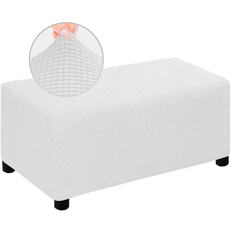 Ottoman Cover Jacquard Stretch SOLVARE