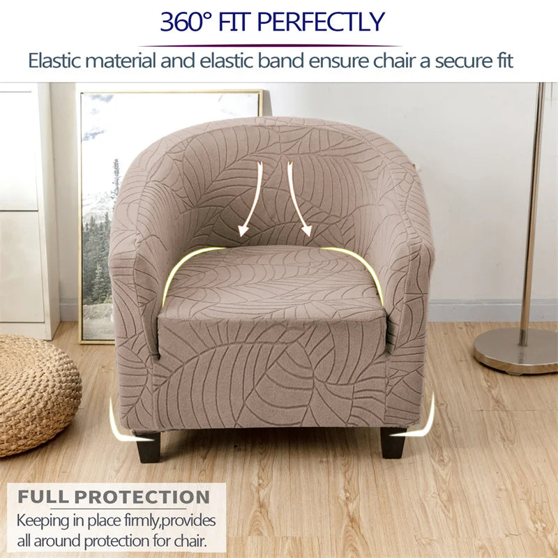 Club Chair Cover Jacquard CELIVO
