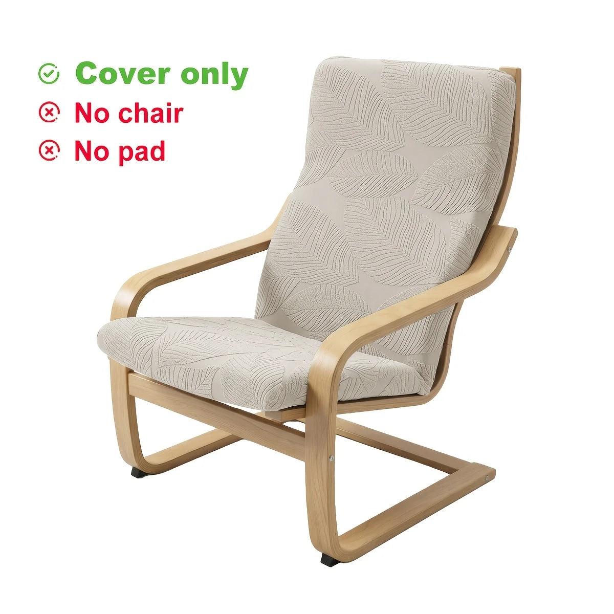 Jacquard Poang Chair Cover Stretch VELARIS