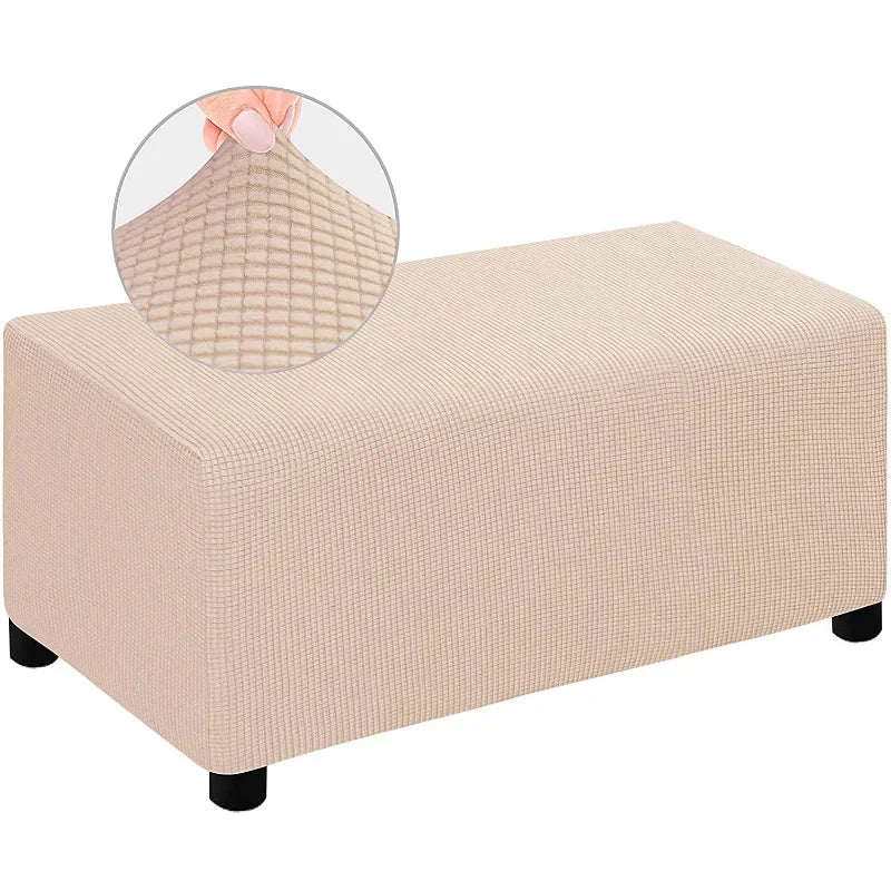 Ottoman Cover Jacquard Stretch SOLVARE