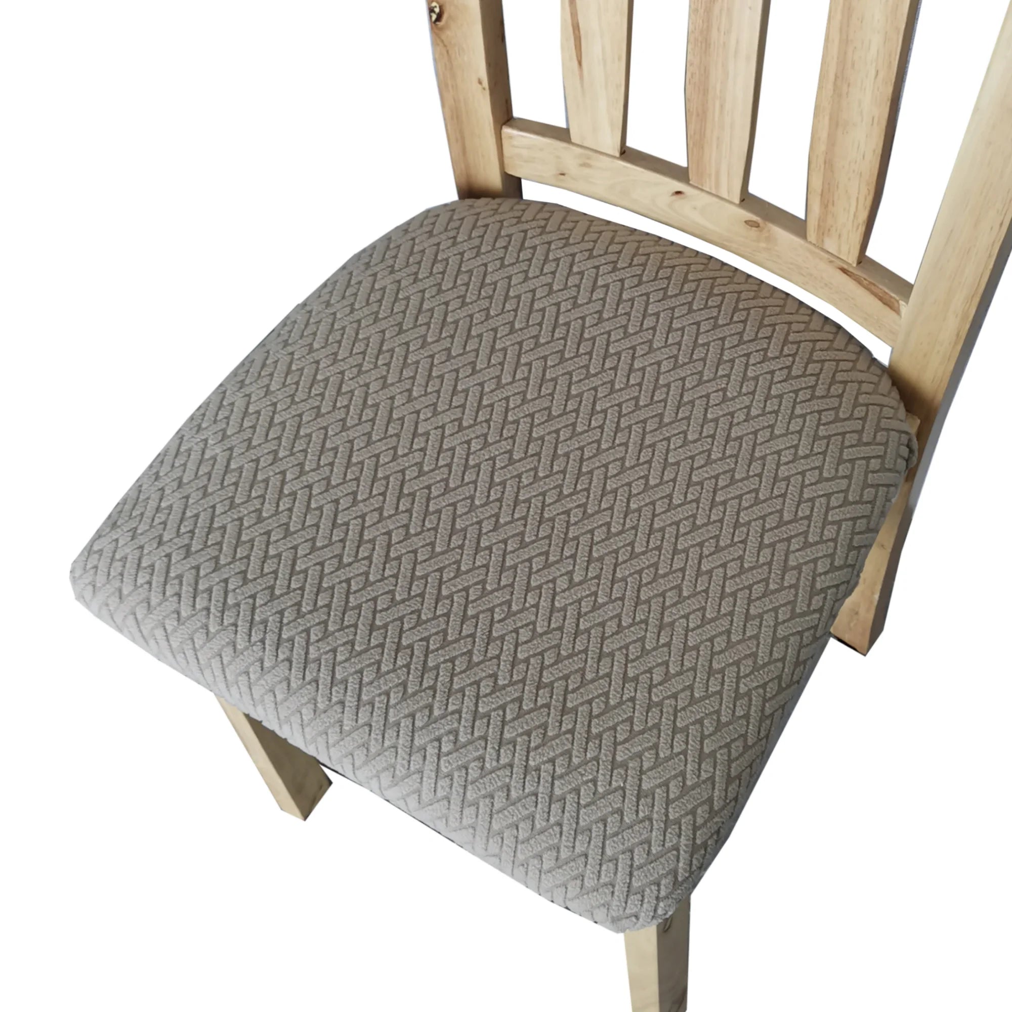 Chair Seat Cushion Cover Jacquard Elastic SOLMERA