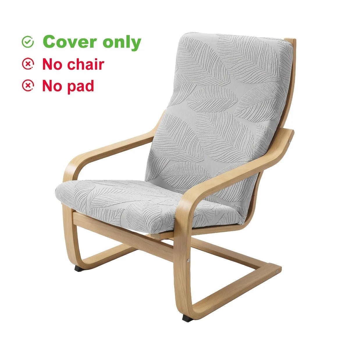 Jacquard Poang Chair Cover Stretch VELARIS
