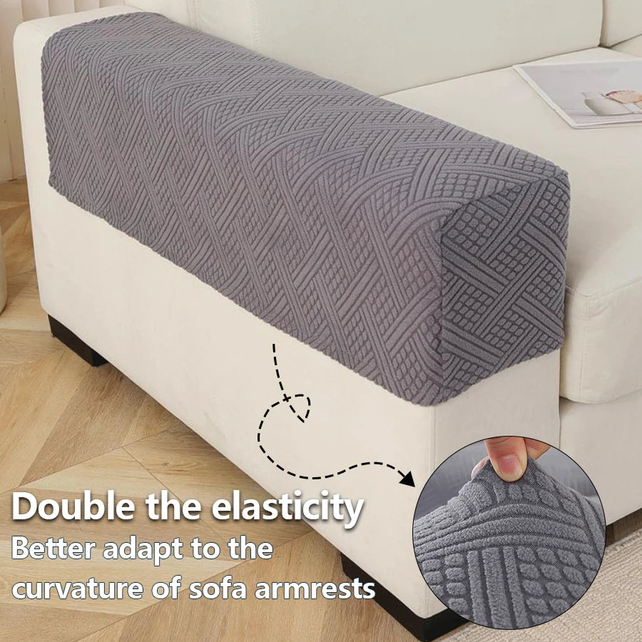 Sofa Armrest Cover Jacquard 2-Piece AMBREL
