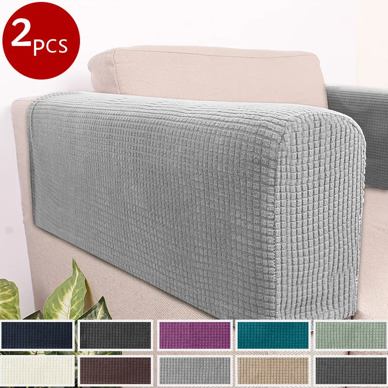 Sofa Armrest Covers Fleece Set of 2 SOLVENA