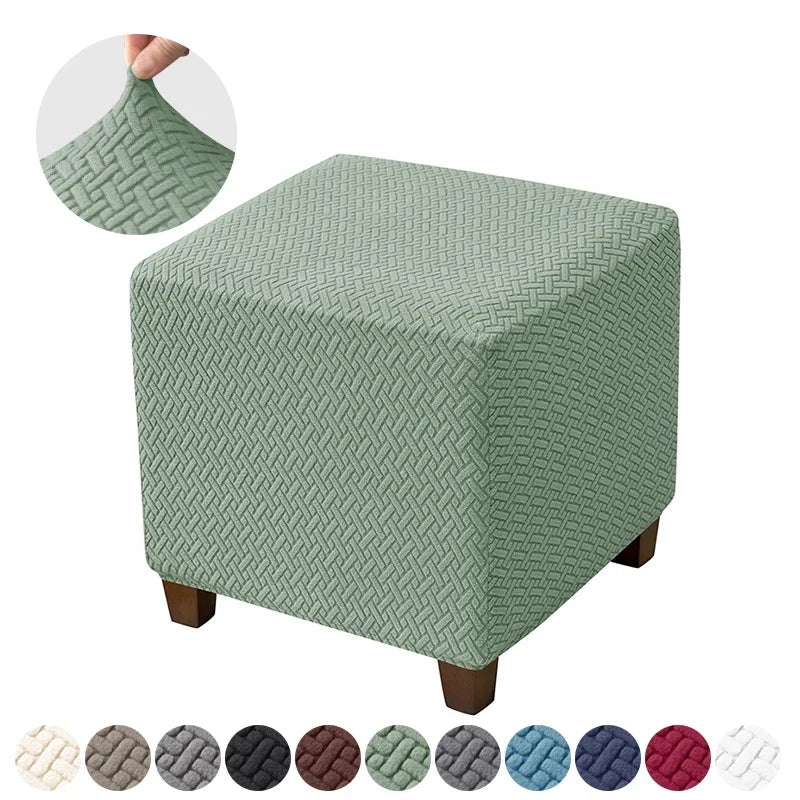 Ottoman Cover Velvet Spandex VIRATEL