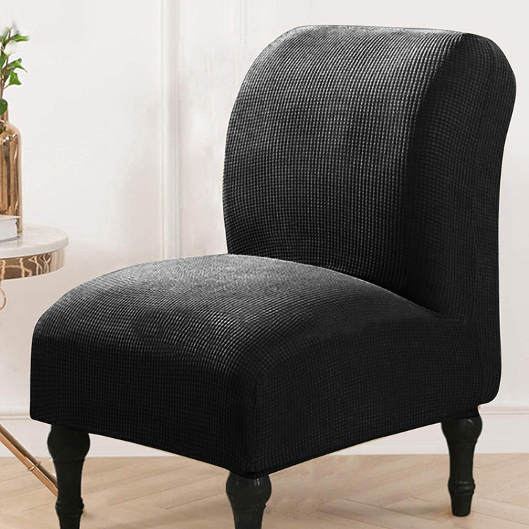 Armrest Cover Polar Fleece Cozy LUMINEA Black-Fat Stool Chair Cover XL Size