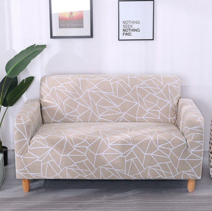 Loveseat Cover Stretch Non-Slip ELONIE Free Space-235to300 Four People