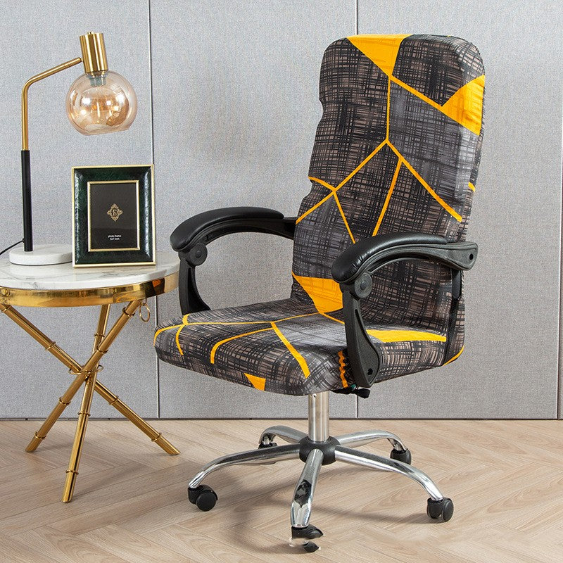 Executive Office Chair Cover Stretchable SEREINE Geometry 3-M