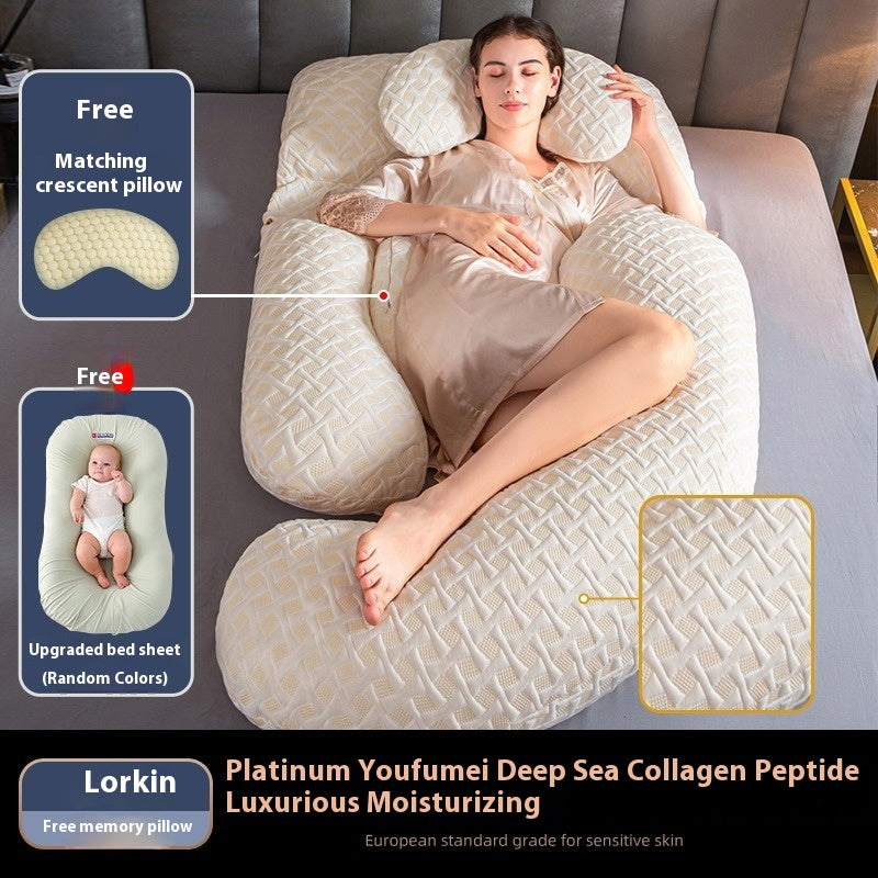 Memory Foam Maternity Waist Pillow Cozy Nuvéla Lorkin Memory Pillow