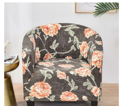 Accent Chair Cover Stretch Fit Eloise 19Style