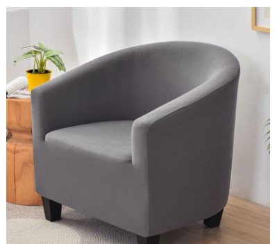 Accent Chair Cover Stretch Fit Eloise 24Style