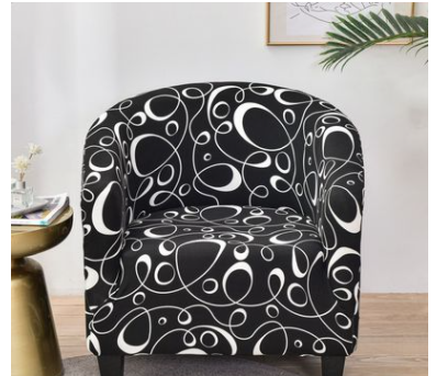 Accent Chair Cover Stretch Fit Eloise 28Style