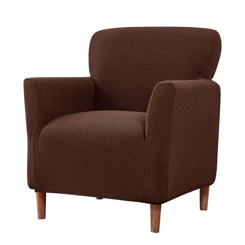 Accent Chair Cover Stretchable Elodie Camel-Free Size