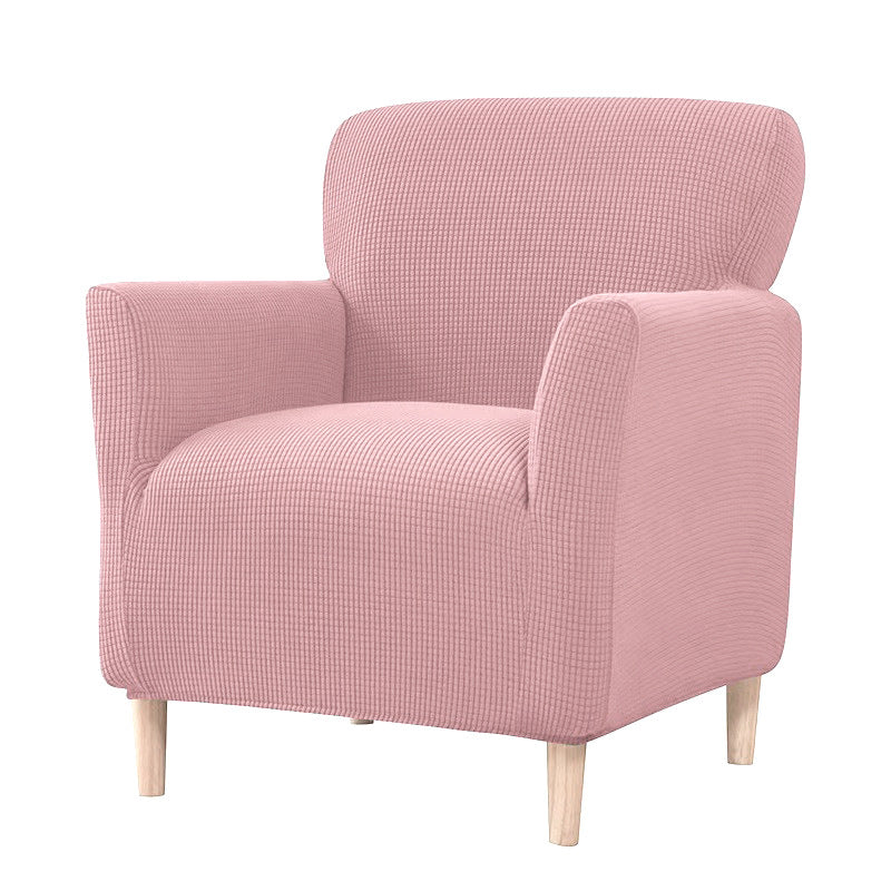 Accent Chair Cover Stretchable Elodie Pink-Free Size