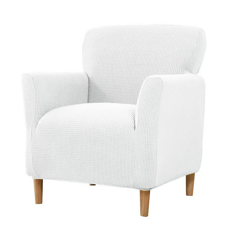 Accent Chair Cover Stretchable Elodie White-Free Size