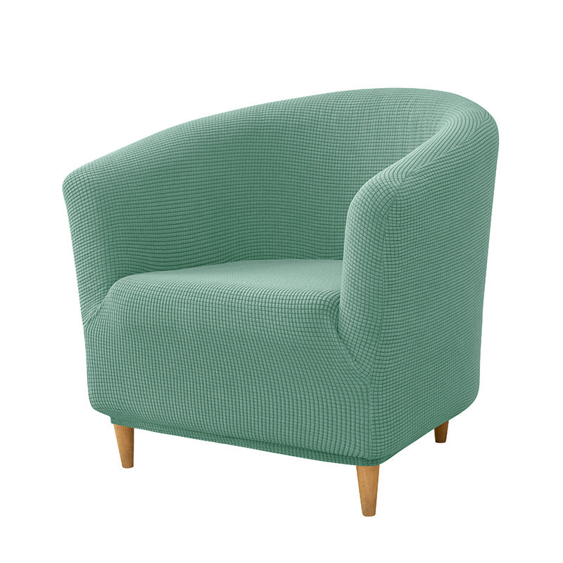 Accent Chair Cover Stretchable Polyester ELODIE 07 Pea Green-30x24x6cm