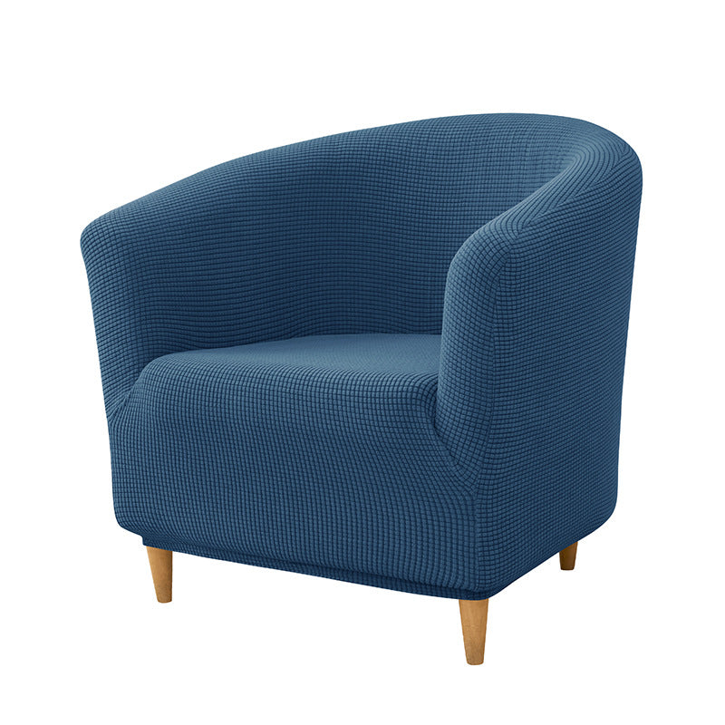 Accent Chair Cover Stretchable Polyester ELODIE 14 Sapphire Blue-30x24x6cm